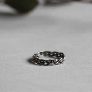 Handmade Sterling Silver Celtic Braided Ring